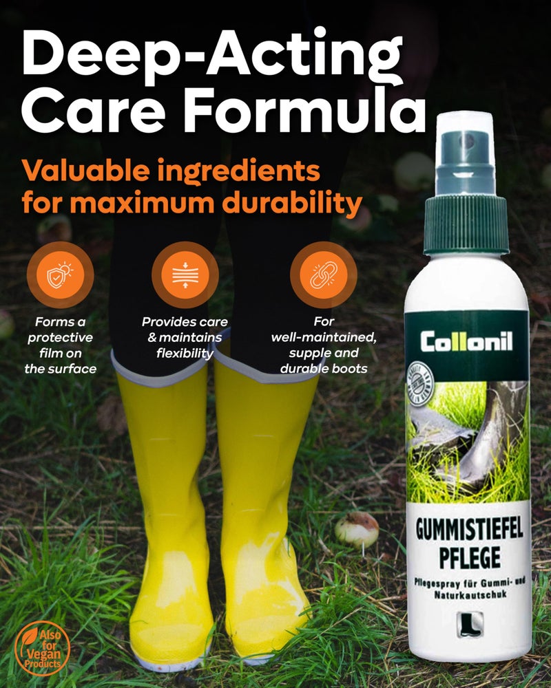 Collonil Rubber Boots Clean & Care Gummistiefel Colourless - 5.07 fl OZ - Made in Germany - Preserve and Clean Your Rubber Boots - Image 4